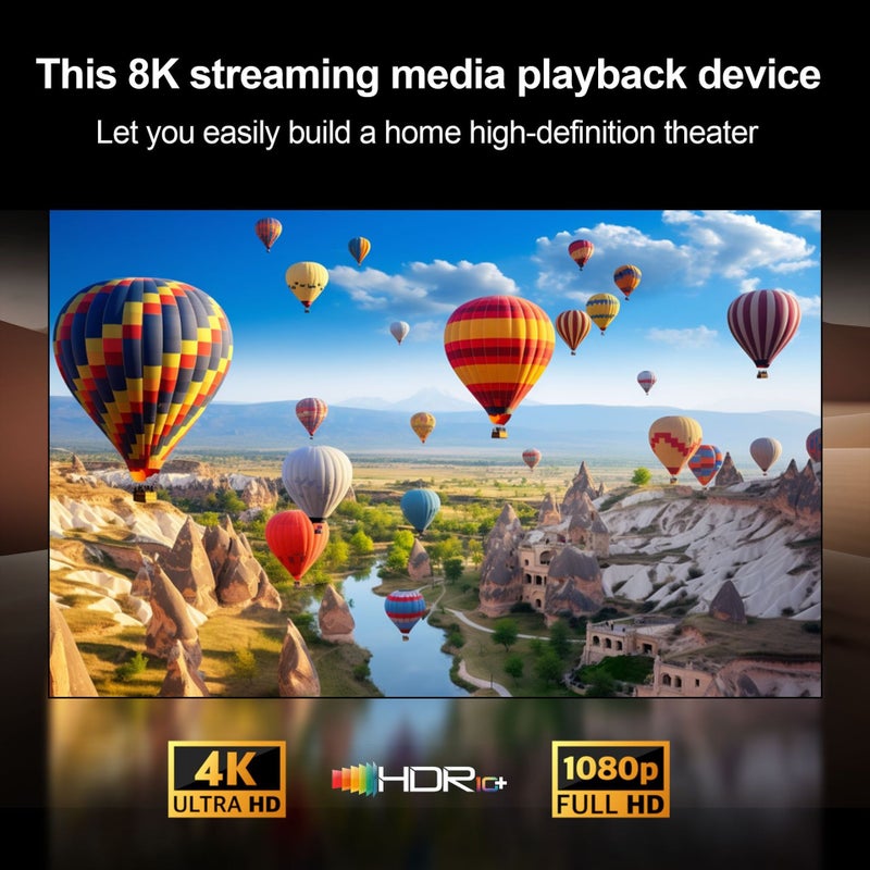 صندوق تلفزيون 4K بنظام أندرويد، مشغل وسائط شبكي، TV BOX - Image 4