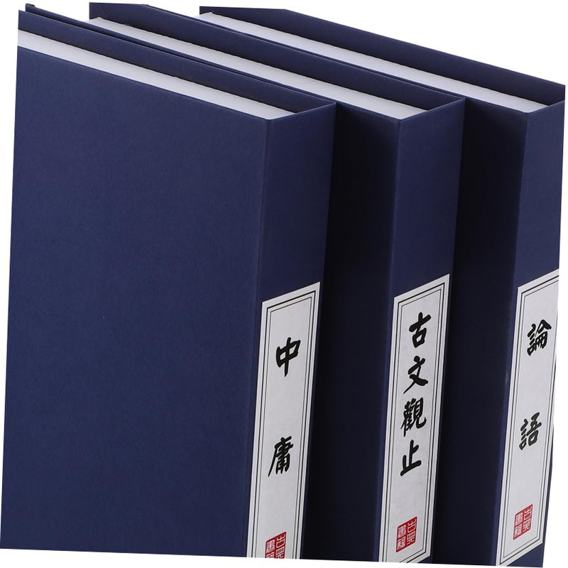 Faux Antique Book Decor Set of 3 Vintage Simulation Books for Home Decoration and Photography Props Lightweight - Image 5