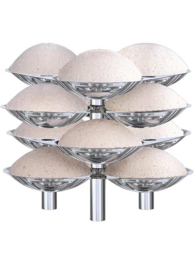 Hawkins 12 Piece,Aluminium Idli Stand For 5 Liters Pressure Cooker  - Image 1