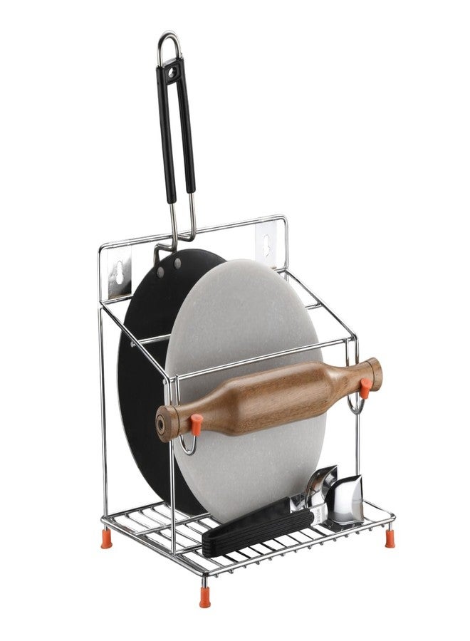 STANDIFY® Tawa Holder Stainless Steel Stand for Home & Kitchen Durable, Stable, Anti-Slip Stand for Indoor. - Image 5