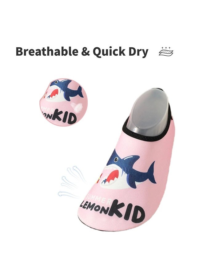 ShebSheb Swimming Water Shoes Kids for Girls Boys Outdoor Quick Dry Barefoot Aqua Socks for Sport Beach Swim Surf  - Image 2