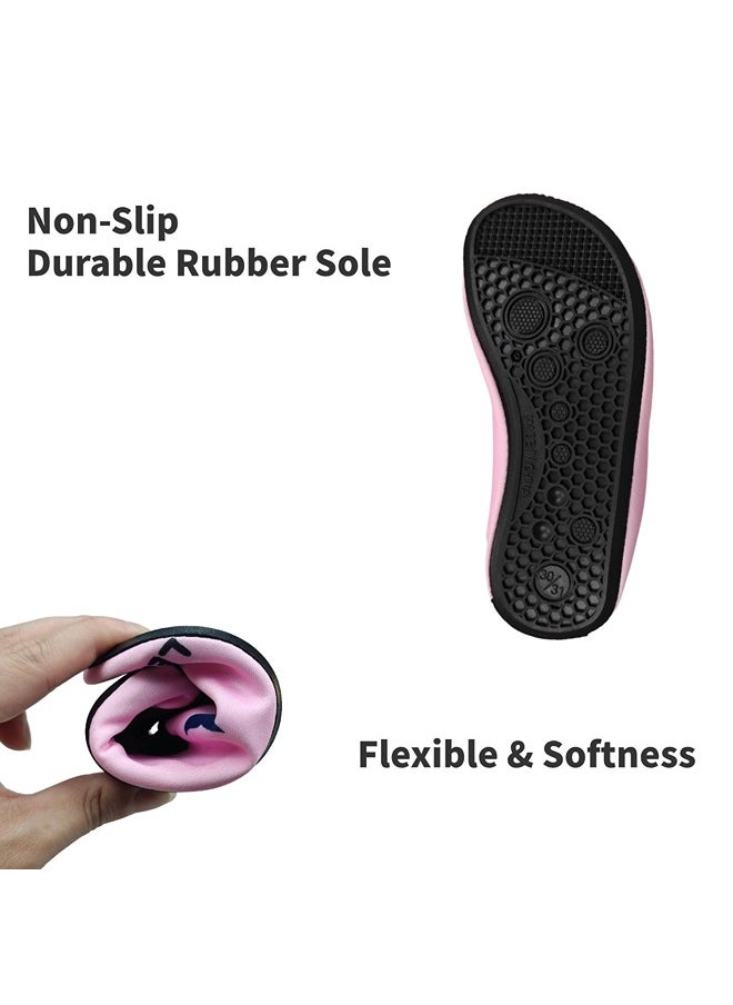 ShebSheb Swimming Water Shoes Kids for Girls Boys Outdoor Quick Dry Barefoot Aqua Socks for Sport Beach Swim Surf  - Image 3