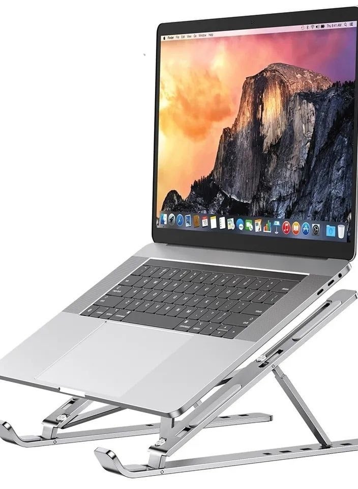 حامل لاب توب وتابلت قابل للتعديل – 6 مستويات مختلفة – سهل الحمل ويوفر حماية كاملة للجهاز-mm - Image 1