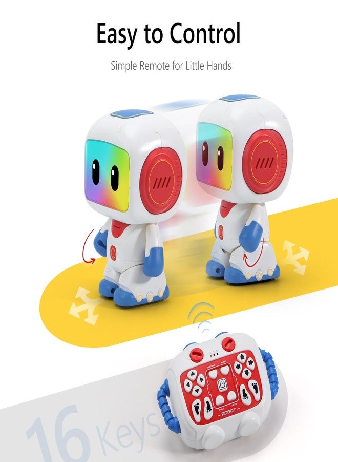 GILOBABY Programmable RC Robot Toy for Boys Girls, Rechargeable STEM Astronaut w/LED Face, Playback Mode, Dancing, Remote Jetpack, Gift for 4 5 6 7 8 Year Old Kids（Blue-r） - Image 5