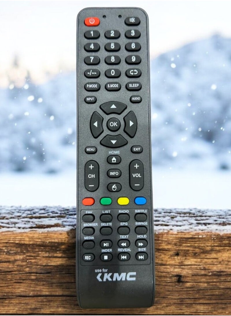 KMC - Universal Remote Control with Multi-Function Keys for TVs and Media Devices - Image 1