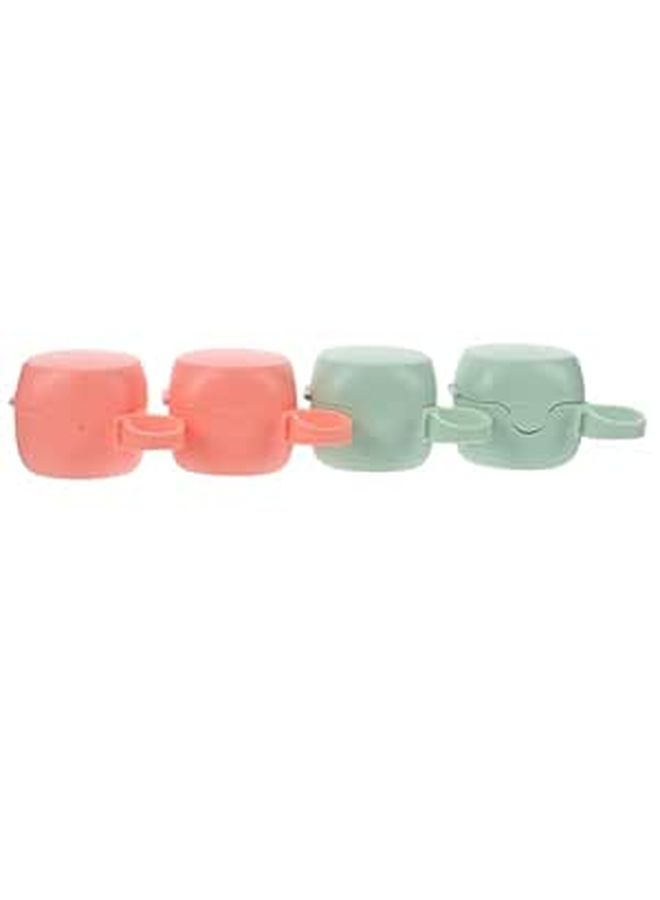 Portable Pacifier Storage Box Set Dustproof Pacifier Holder Travel Packing Organizer 4pcs Baby Care Accessories - Image 1