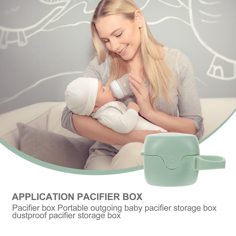 Portable Pacifier Storage Box Set Dustproof Pacifier Holder Travel Packing Organizer 4pcs Baby Care Accessories - Image 4