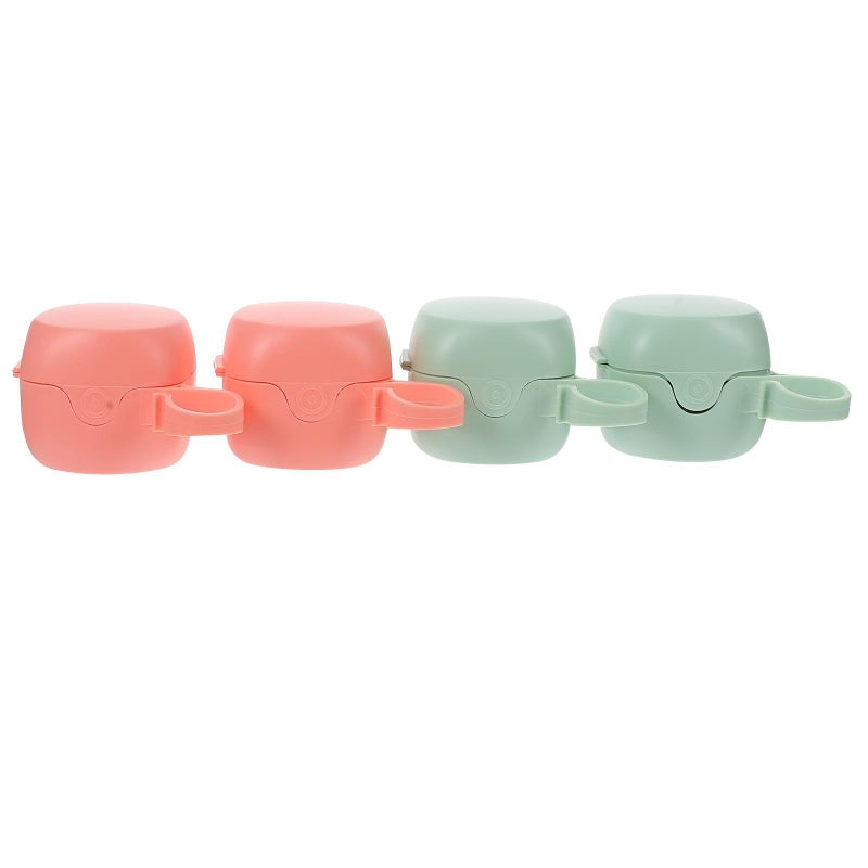 Portable Pacifier Storage Box Set Dustproof Pacifier Holder Travel Packing Organizer 4pcs Baby Care Accessories - Image 2