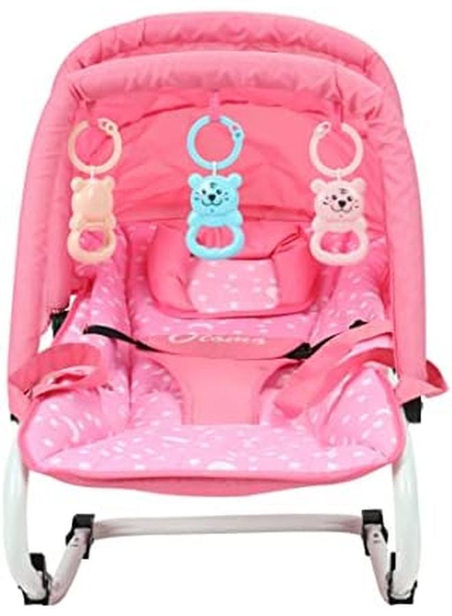 BABY PLUS Bp8717 Baby Bouncer Seat Pink - Image 2