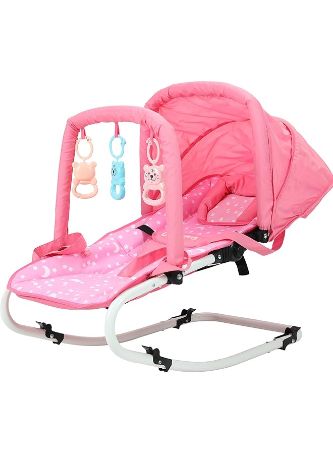 BABY PLUS Bp8717 Baby Bouncer Seat Pink - Image 1