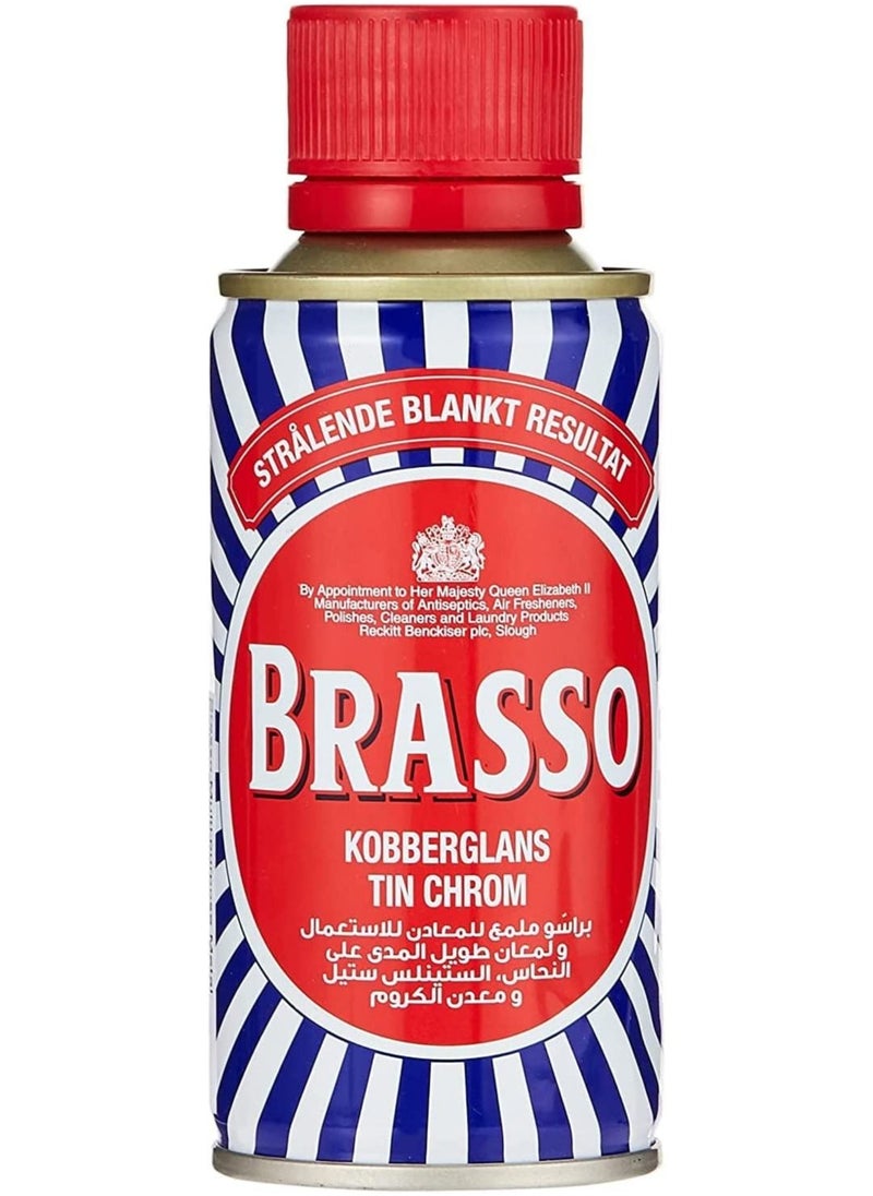 Brasso MultI purpose Metal Polish Brass Copper Stainless Steel Cleaner Liquid 150 ml  - Image 1