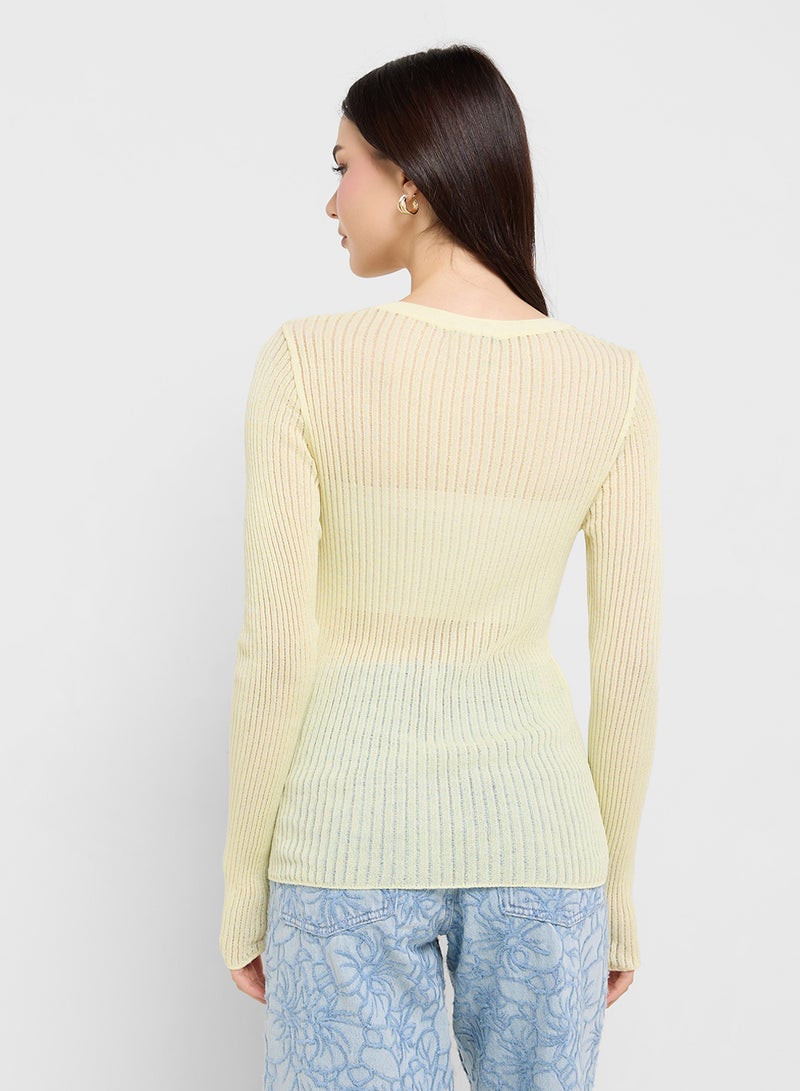 Ginger Lightweight Fine Knit Sweater  - Image 2