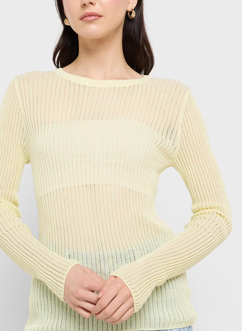Ginger Lightweight Fine Knit Sweater