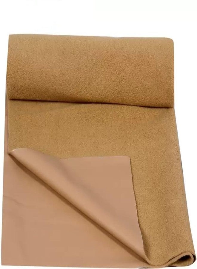 Softmore Baby Waterproof Bed Protector Sheet | Dry Sheet for Baby, Baby Bed Protector, Waterproof Sheet (Brown, Large) - Image 1