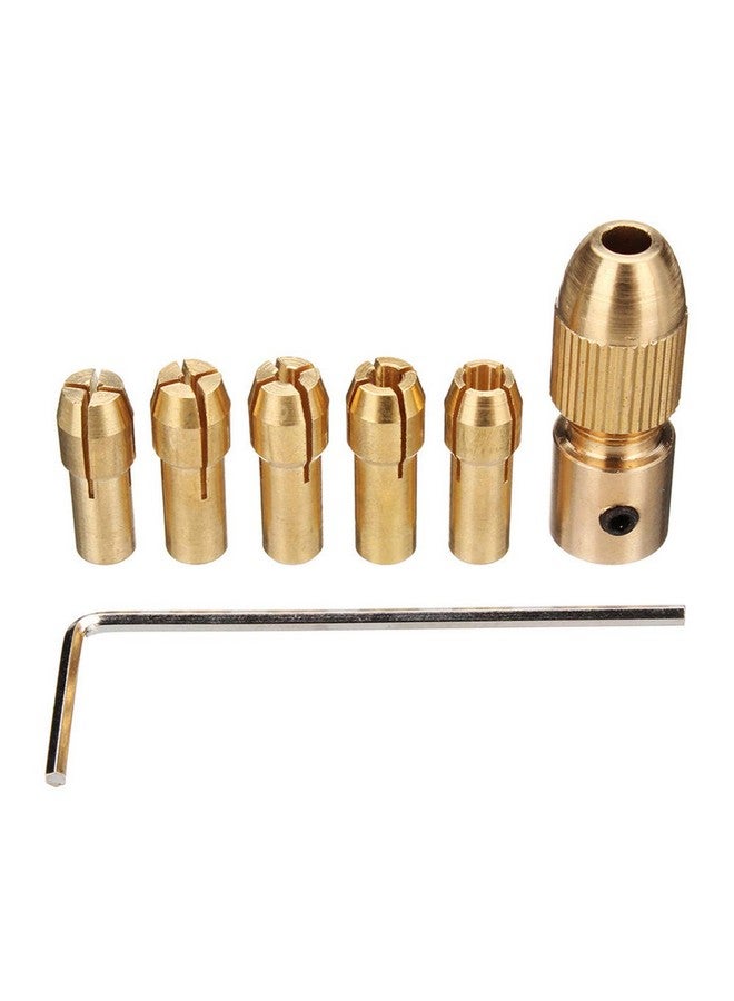 THEMISTO 5mm Shank Metal Drill Chuck Collet Bits Rotary with Screw, 0.5-3 mm for RS775 motor - Image 1