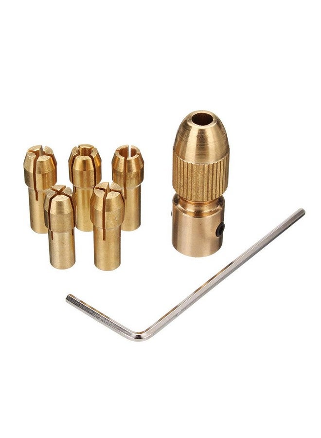 THEMISTO 5mm Shank Metal Drill Chuck Collet Bits Rotary with Screw, 0.5-3 mm for RS775 motor - Image 2