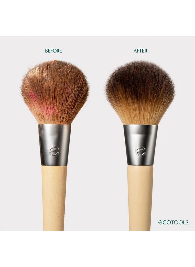 Ecotools EcoTools Cleanser Shampoo for Makeup Brush/Sponge/Puffs, Remove Makeup & Impurities, Fragrance-Free, No Harsh Chemicals, Vegan & Cruelty-Free, 6 fl.oz./177 ml, 1 Count  - Image 5