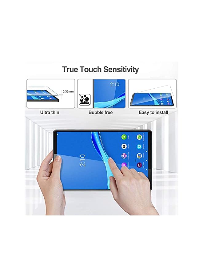 Procases 2 Pack Screen Protector For Lenovo Tab K10 2021 M10 Plus Fhd 10.3 Inch 2020 Tempered Glass Screen Film Guard For Tb X606F Tb X606X Tb X6C6F Tb X6C6X - Image 4