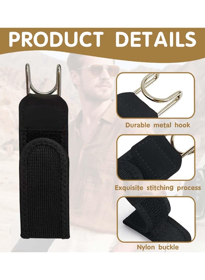 2 PCS Buckleless Belts For Men & Women, No Buckle Elastic Belt with Metal Hook, Stretch Adjustable Tactical Belt for Jeans Trousers, For Slightly Loose Pants - Image 3