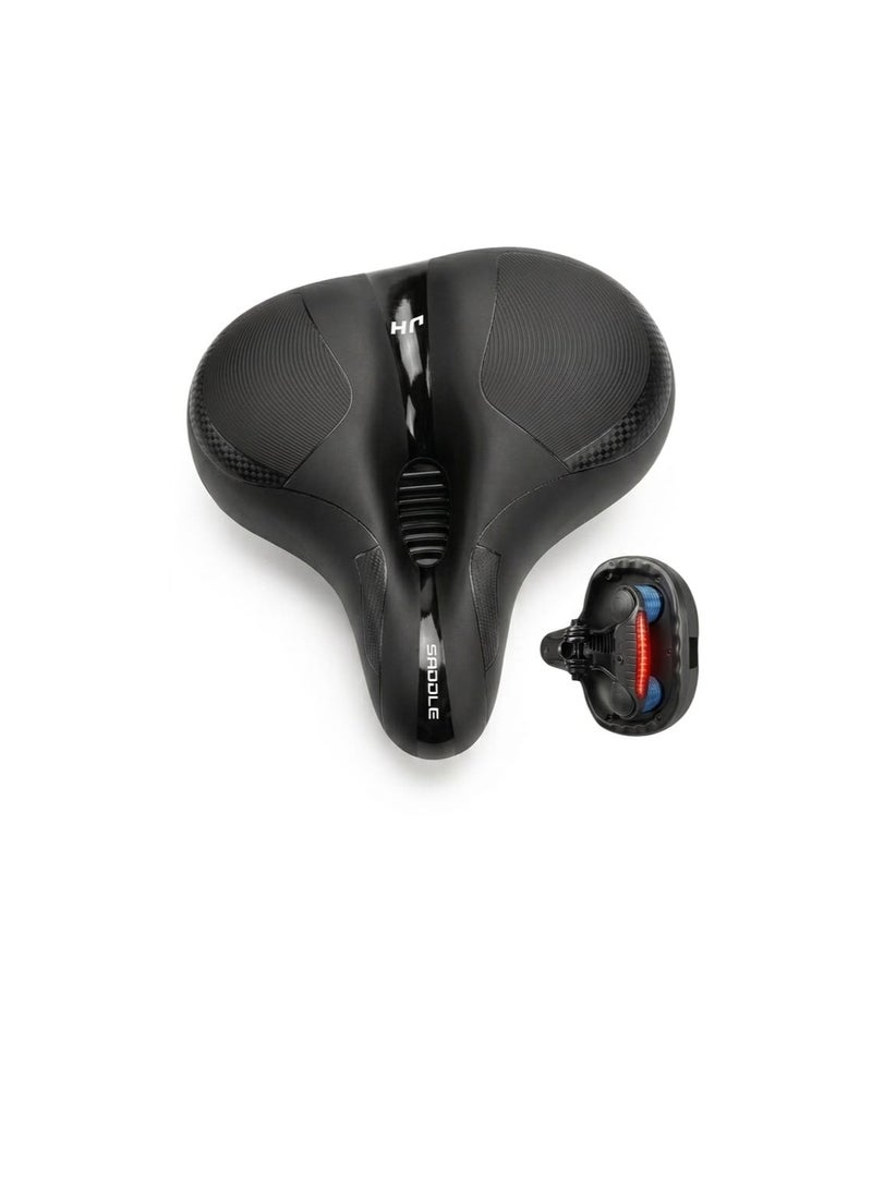 Professional Ergonomic Bike Saddle - Featuring Integrated LED Taillight, USB-C Charging & Advanced Ventilation. - Image 3