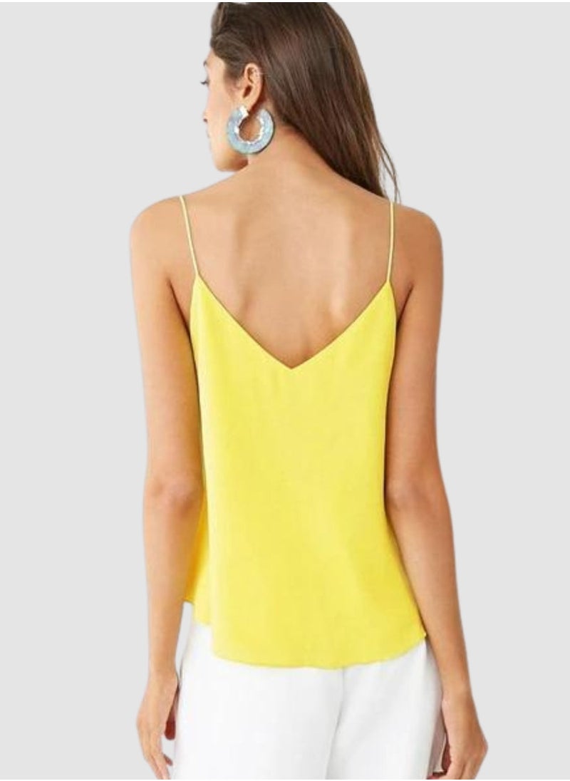 STYCHED - Just In Case Yellow Top - Image 1