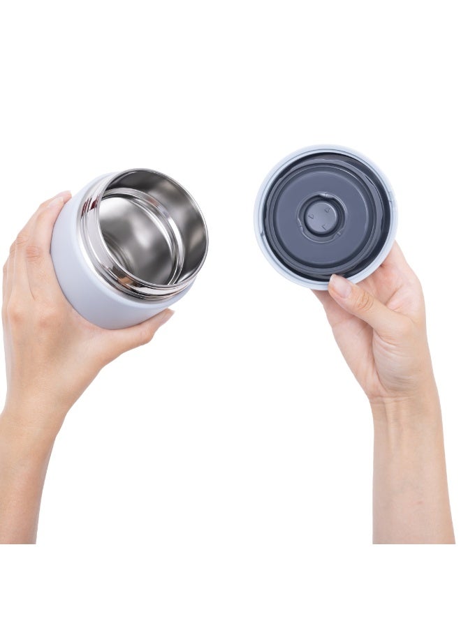 زوجيروشي زجاجة طعام زواجيروشي من الستانلس ستيل معزولة بالفاكيوم، . لتر، رمادي جليدي - Image 4