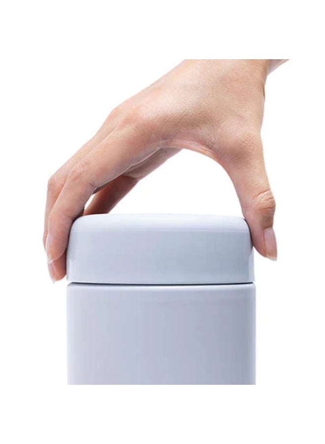 زوجيروشي زجاجة طعام زواجيروشي من الستانلس ستيل معزولة بالفاكيوم، . لتر، رمادي جليدي - Image 3