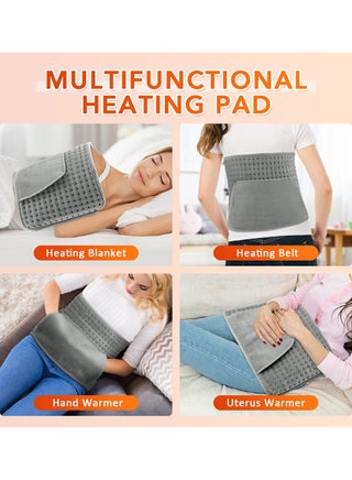 Electric Waist Heating Belt 10 Temperature Settings 4 Timer Options With Auto Shut-off Pain Relief For Waist Back Neck Shoulder Premium Electric Heating Pad - view 2