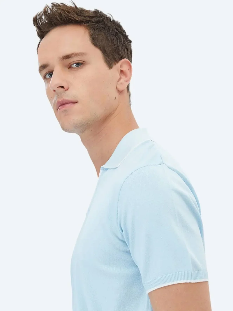 Kip Light Blue Knitwear
