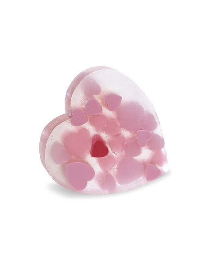 Primal Elements Glycerin Bar Soap Valentines Soap Helps All Skin Types Sensitive Oily & Dry Skin No Parabens Vegan Gluten Free 100% Vegetable Base(Heart Of Hearts) - Image 1