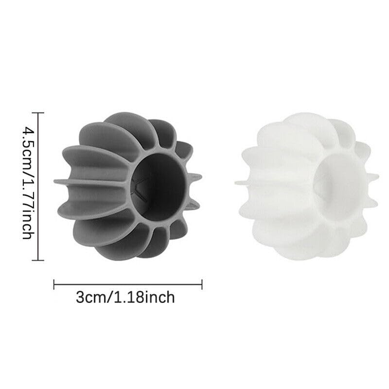 HOFASON Washer Balls Reusable Laundry Balls Laundry Washing Machine Scrubbing Balls Washing Machine Special Ball Silicone Tidy Clothes Deep Cleaning AntiWinding Laundry Washing Balls Pack of 10 - Image 2