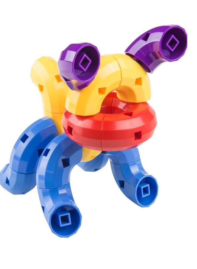 The Turtle Intellectual Curved Blocks for Kids // 36 pcs // Multicolor Jumbo Size - Image 3
