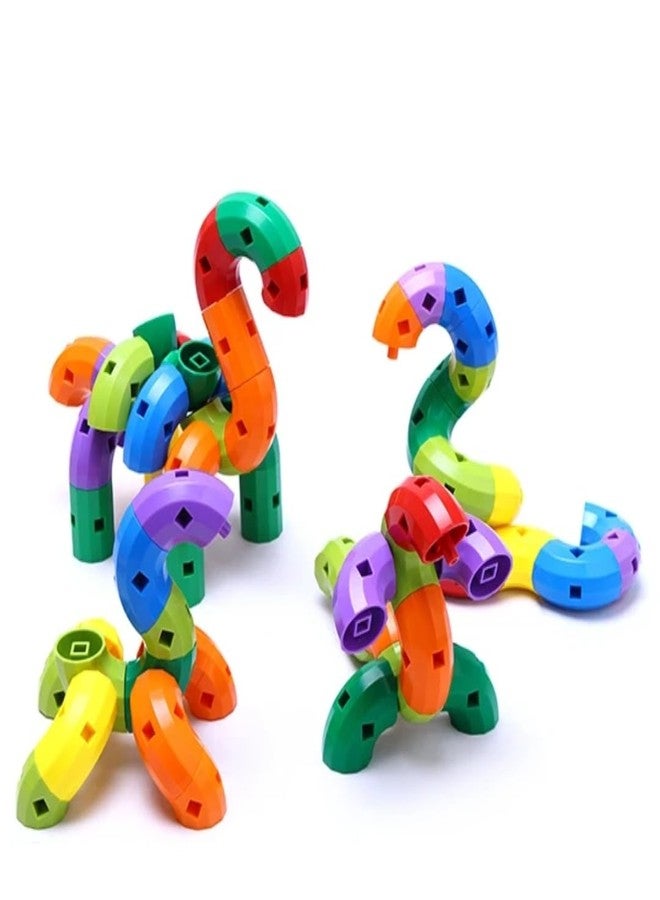 The Turtle Intellectual Curved Blocks for Kids // 36 pcs // Multicolor Jumbo Size - Image 1