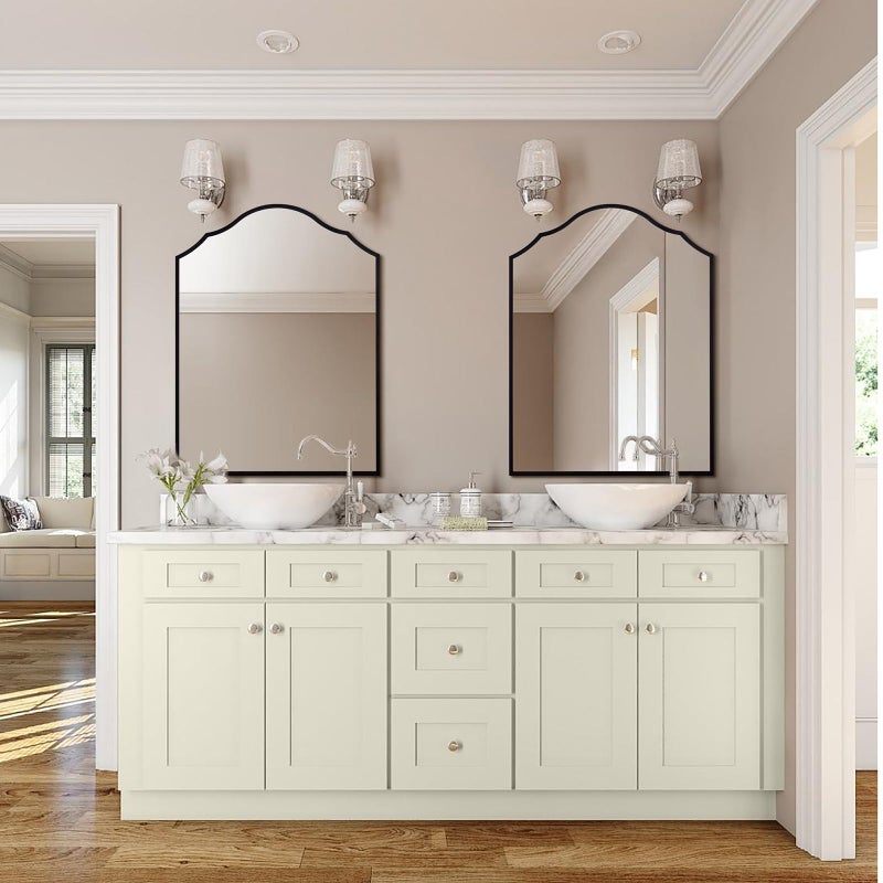 Autdot Arched Mirror Wall Decor, 32"x24" Black Wall Mirror, with Antique Metal Frame, for Elegant Entryway, Bathroom, Living Room, Bedroom - Image 4