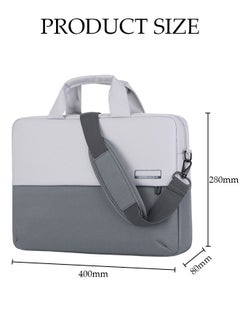 DUNISO 15 Inch Laptop Bag with Multi Compartment Lightweight Laptop Hand Bag Crossbody Bag Travel Business Briefcase Water-Resistant Dust-proof Shoulder Messenger Bag for Men and Women Work Office  - Image 2