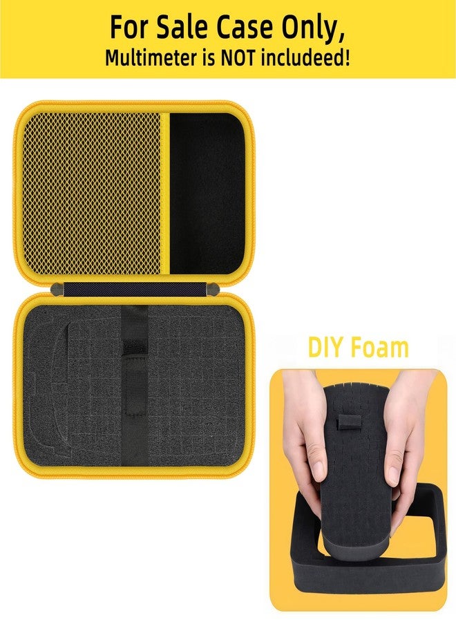 هسبلس حقيبة حمل HESPLUS لأجهزة اختبار وملحقات أجهزة القياس المتعدد الرقمية Fluke 117/15B+/17B+/101/115/116/114/113/177/179/233/106/107، وحقيبة تخزين منظم لأدوات القياس المتعدد (مع رغوة DIY) - Image 5