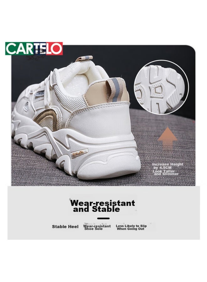 Cartelo Casual Shoes For Women, Spring Chunky Sneakers, Trendy Sports Shoes, Running Shoes For Women, 0939 Beige, Size 36 - Image 4