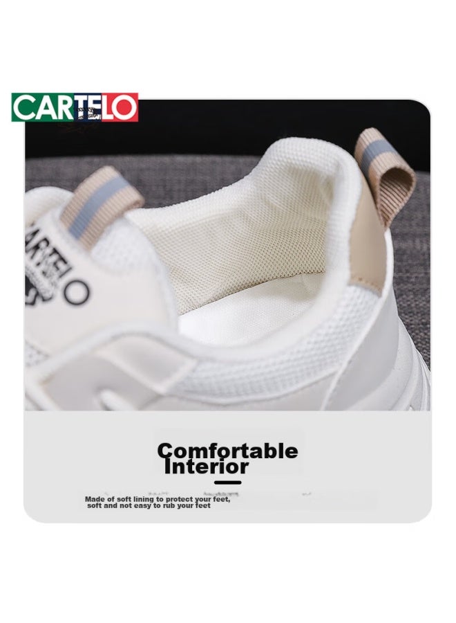 Cartelo Casual Shoes For Women, Spring Chunky Sneakers, Trendy Sports Shoes, Running Shoes For Women, 0939 Beige, Size 36 - Image 3