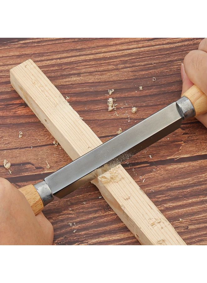 Beech Wood Hand Plane With SK5 Alloy Steel Blade For Debarking Logs And Fence Posts - Image 3