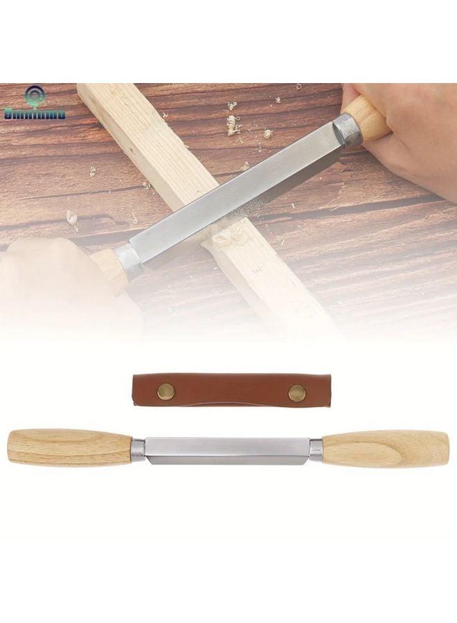 Beech Wood Hand Plane With SK5 Alloy Steel Blade For Debarking Logs And Fence Posts - Image 2