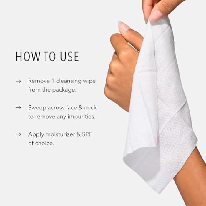 HydroPeptide HydroActive Cleanse, Micellar Facial Cloths, Gently Cleanses Skin, Hydrating and Nourishing, 30 Count - Image 4