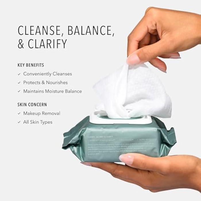 HydroPeptide HydroActive Cleanse, Micellar Facial Cloths, Gently Cleanses Skin, Hydrating and Nourishing, 30 Count - Image 2