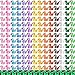 Junkin 700 Pcs Mini Resin Duck Glowing in The Dark Little Tiny Ducks Miniature Figures Dollhouse Ornament Potted Plants Cake Decoration DIY Craft Charms for Party Toys Favors 14 Colors - Image 2