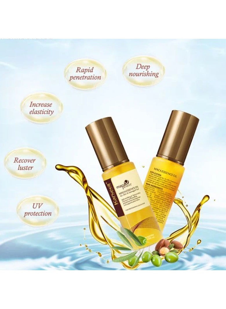 Karseell Moroccan Argan Oil for Hair Healing Cold Pressed Weightless Argan Oil Hair Serum for Dry Damaged Hair 50ml  - Image 4