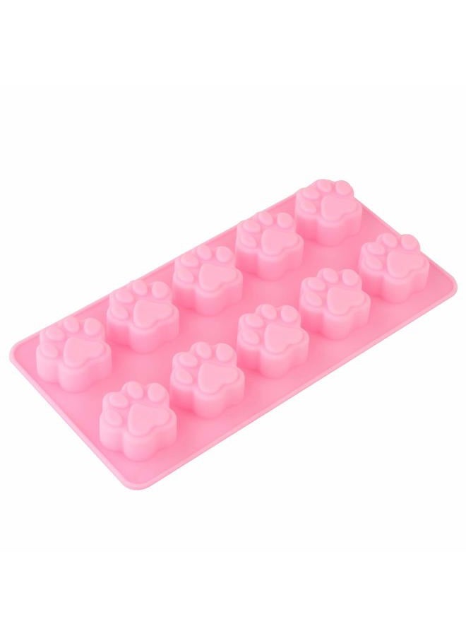 WARMBUY Silicone Molds for Dog Treats Candy Chocolate Making, Animal Paws, 2 Pack - Image 3