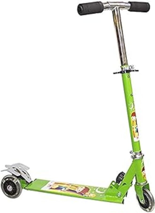 OR 3 Wheel Kid's Scooter with LED Light - SC-5307G, Green 