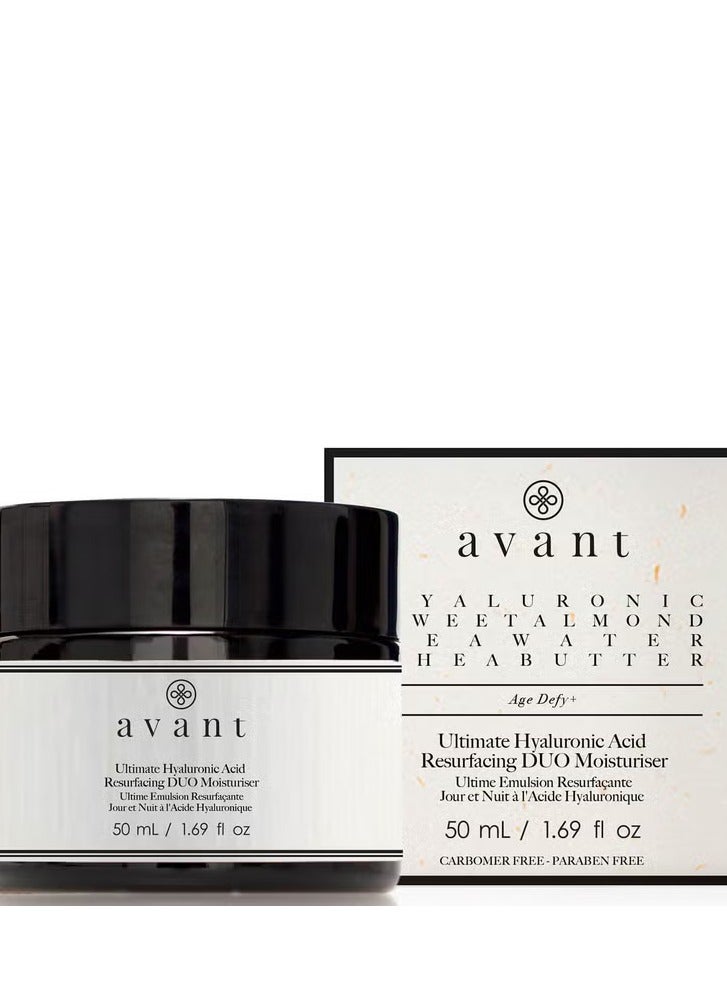 Avant Skincare Avant Skincare Ultimate Hyaluronic Acid Resurfacing Duo Moisturiser 50ml  - Image 1