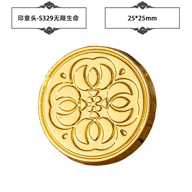 New Fire Paint Seal Head Alloy Special-Shaped Retro Cute Seal Head High Quality Fire Paint Seal Head - Image 1