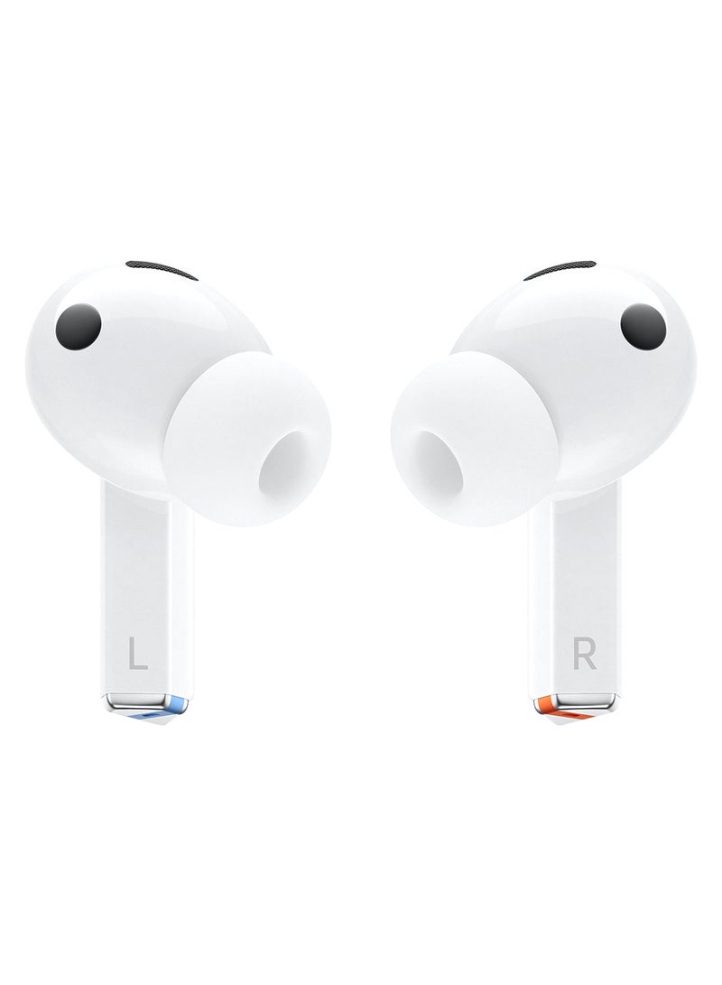Samsung Galaxy Buds 3 Pro White with Galaxy Ai | Adaptive ANC | Real-Time Interpreter | 24-Bit Hi-Fi Audio | Up to 37H Battery | Ip57 - Image 3