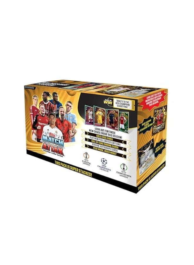 توبس لعبة بطاقات التداول والتجميع Topps UEFA Champions League Match Attax 24/25 (عبوة من 40 بطاقة) - Image 1